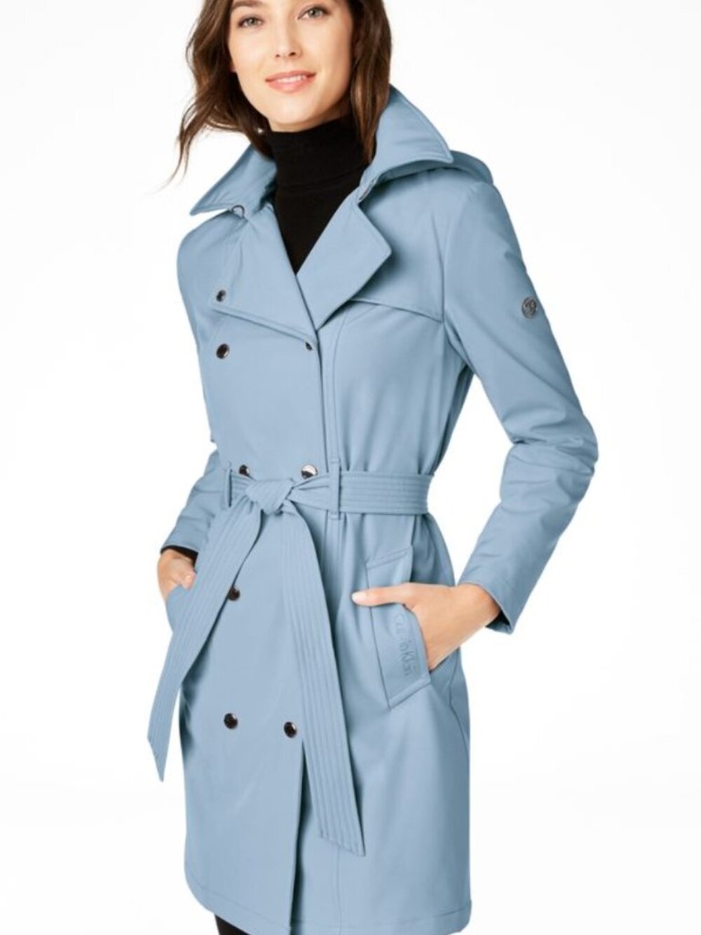 Calvin Klein Belted Trench Coat | Water Resistant | Excellent Condition
